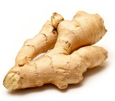 Ginger root is used in various recipes for increased potency