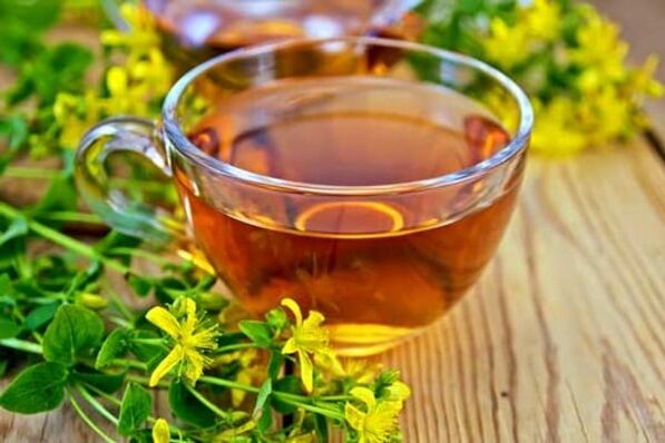 St John's wort based infusion will help get rid of potency issues