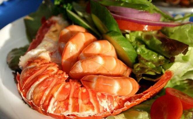 Seafood in men’s diet after age 60 will enhance efficacy