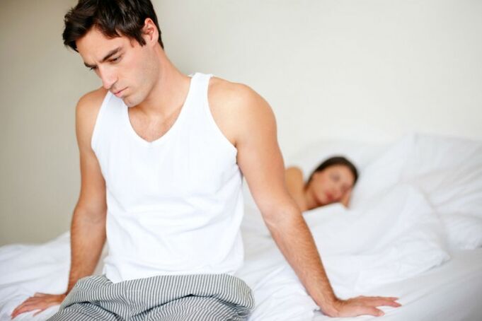 Men are affected by negative factors and reduce sexual activity