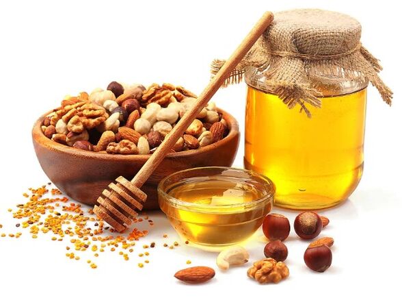 Honey and nuts